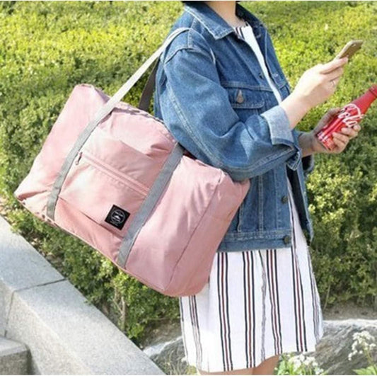 Your Perfect Travel Companion Foldable, Waterproof & Lightweight Duffel Bag!
