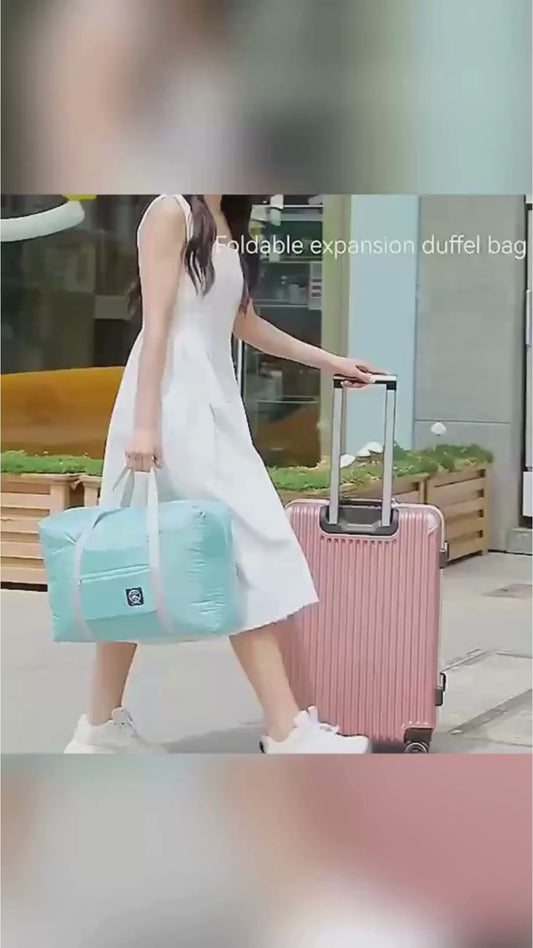 Your Perfect Travel Companion Foldable, Waterproof & Lightweight Duffel Bag!